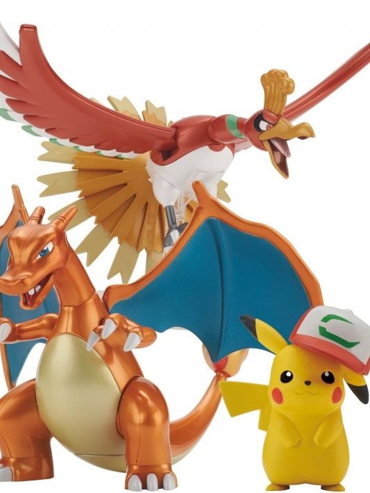 Pokemon Plamo Ho-oh, Charizard y Pikachu Aniversario