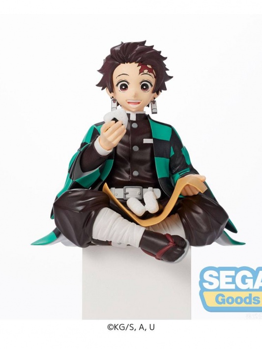 Kimetsu no Yaiba Perching Tanjiro (Comiendo un Onigiri)